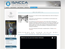 Tablet Screenshot of isncca.org